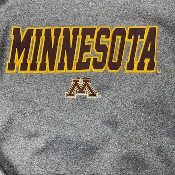 Univ. Of Minnesota Gophers Heather Gray Hoody - Picture 4 of 5